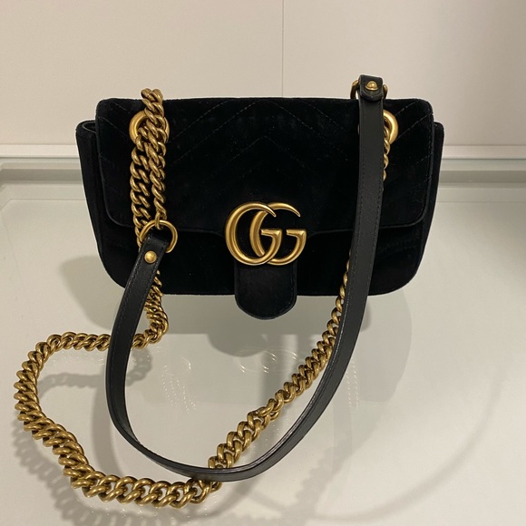 Authentic Gucci Marmont Velvet mini bag - Picture 4 of 4